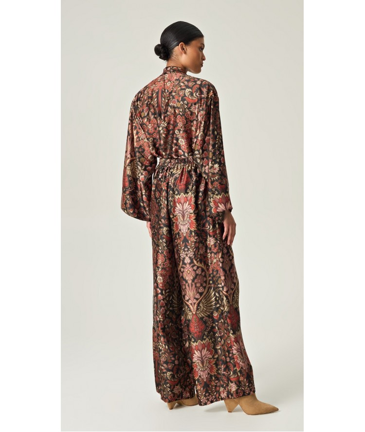 Eveleya Autumn Tapestry Satin Set